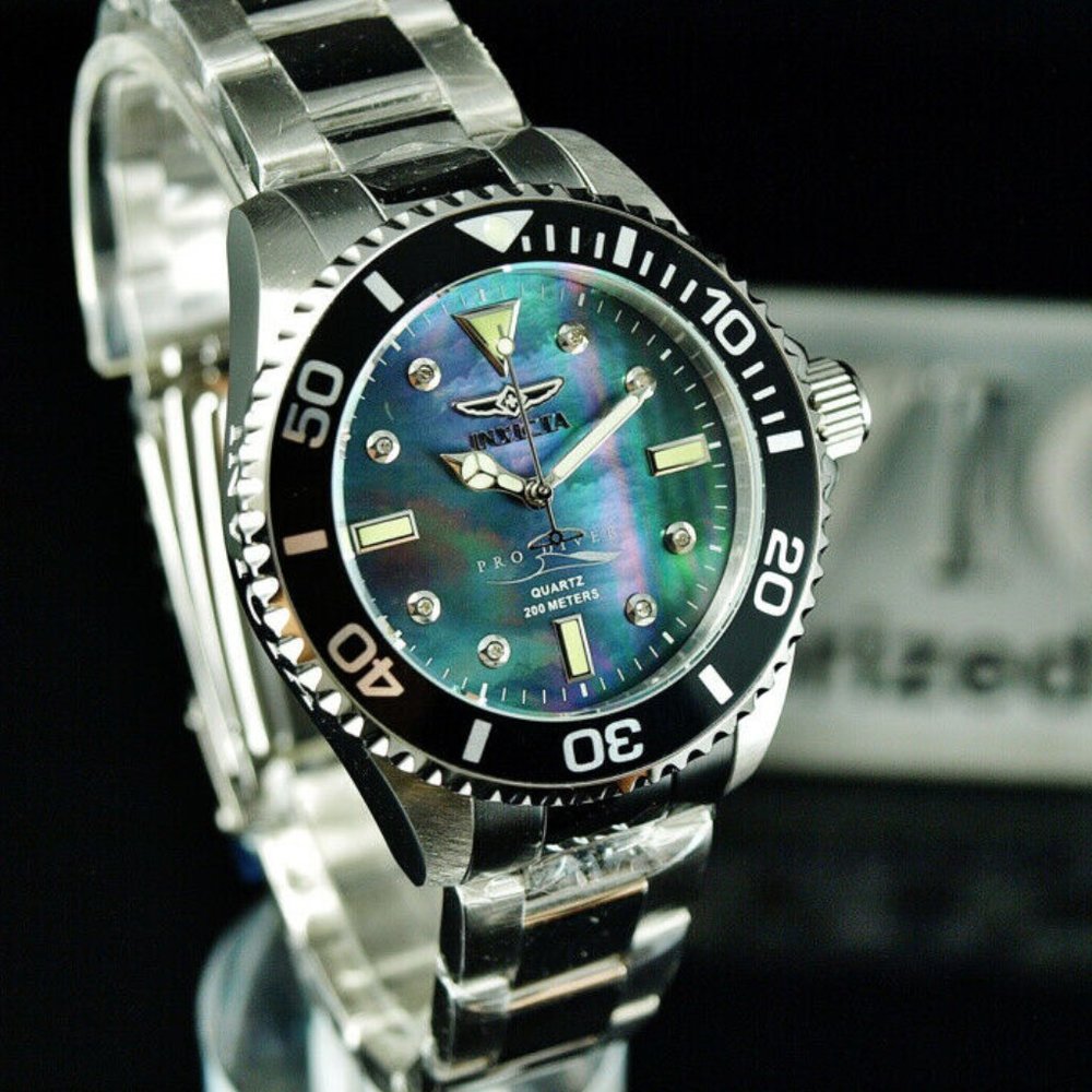 Pro Diver w/ Real Diamonds 38mm Men's Watch